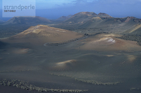 Timanfaya-Nationalpark (Feuerberge)  Lanzarote  Kanarische Inseln  Spanien  Europa