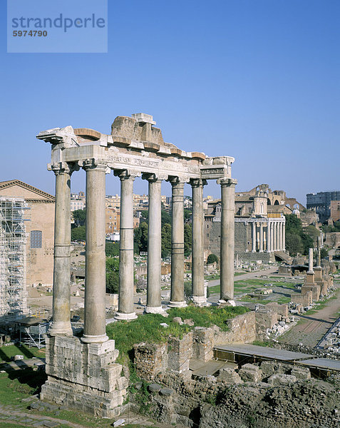 Das Forum  UNESCO Weltkulturerbe  Rom  Latium  Italien  Europa