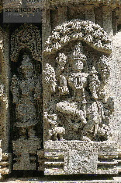 Im 12. Jahrhundert Keshava Tempel  Mysore  Karnataka  Indien  Asien