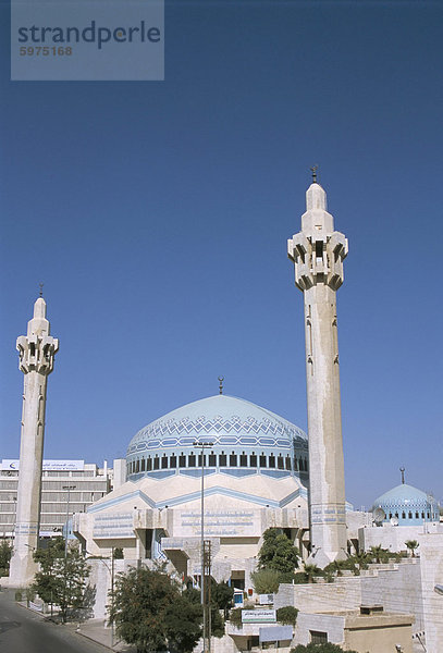 König Abdullah Moschee  Amman  Jordanien  Naher Osten