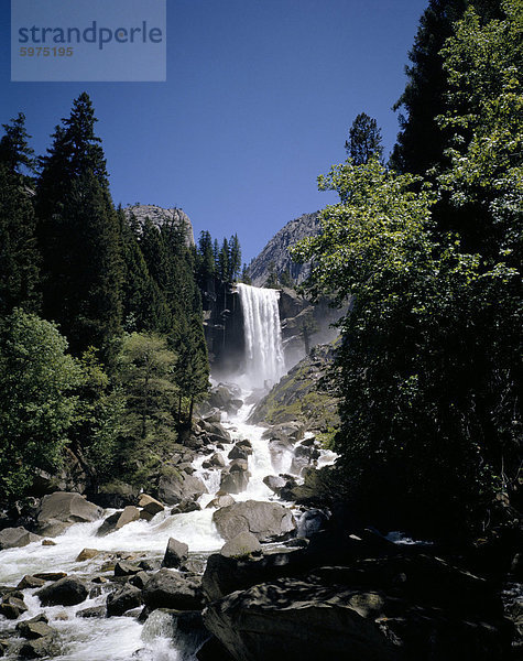 Conjunctivitis Falls  318 ft.  Yosemite National Park  UNESCO World Heritage Site  California  Vereinigte Staaten  Nordamerika