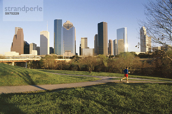 City Skyline  Houston  Texas  Vereinigte Staaten von Amerika (U.S.A.)  Nordamerika