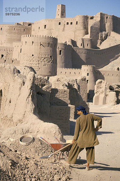 Restaurierung  Arg-e Bam  Bam  UNESCO-Weltkulturerbe  Iran  Naher Osten