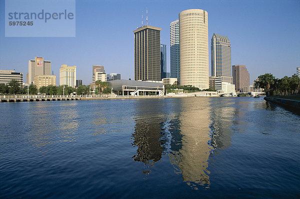 City Skyline  Tampa  Gulf coast  Florida  Vereinigte Staaten von Amerika (U.S.A.)  Nordamerika