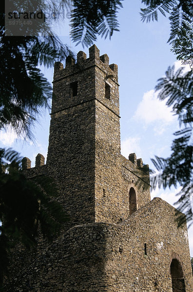 Bundeskanzleramt  17. Jahrhundert Burg  Gondar  Äthiopien  Afrika