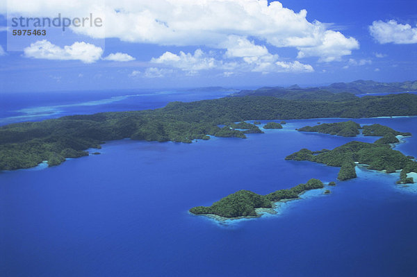 Luftbild des nordwestlichen Vanua Balavu  Bay of Islands Norden Lau-Gruppe  Fidschi  südpazifischen Inseln  Pazifik