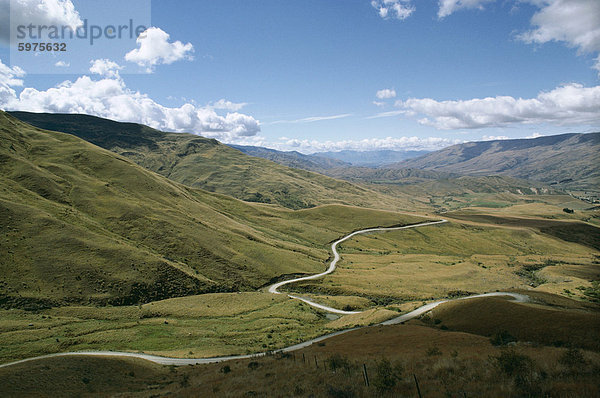 Cardrona Gegend  Skigebiet im Winter  Otago  Südinsel  Neuseeland  Pazifik