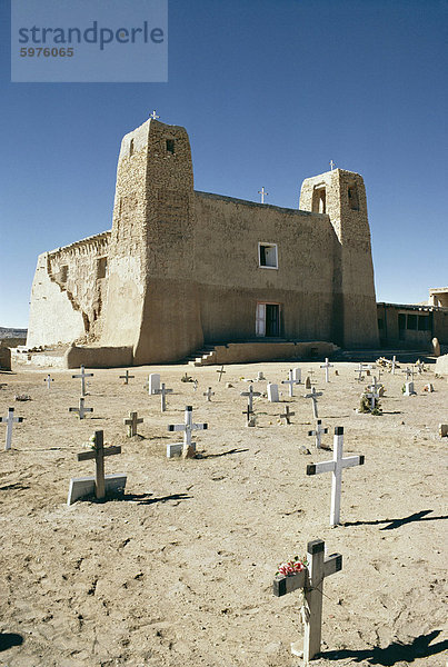 16. Jahrhundert Mission San Estevan del Rey  Acoma Pueblo  New Mexico  Vereinigte Staaten von Amerika (U.S.A.)  Nordamerika