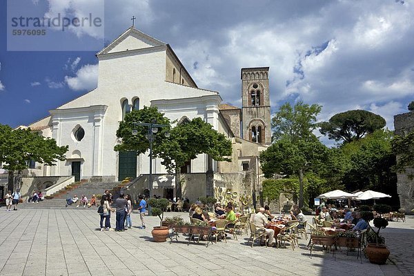 Piazza del Duomo  Ravello  Amalfiküste  UNESCO Weltkulturerbe  Kampanien  Italien  Europa