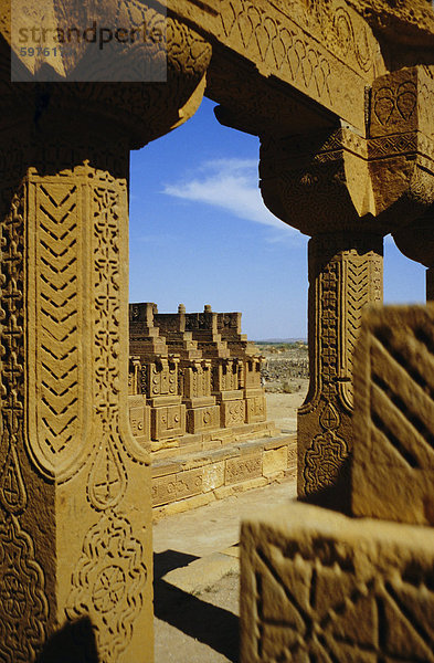 Chaukundi Gräber  Thatta  Sind (Sindh)  Pakistan  Asien