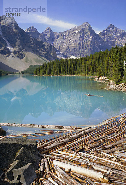 Rocky Mountains Moraine Lake Alberta Kanada