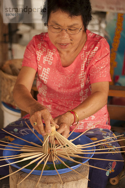 Bo Sang  Sonnenschirm Dorf  Provinz Chiang Mai  Thailand  Südostasien  Asien