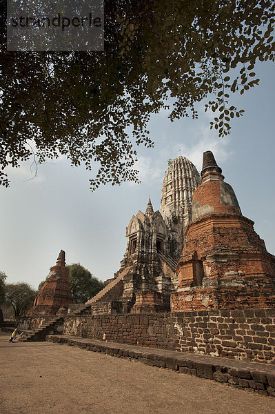 Wat Ratburana  Ayutthaya  UNESCO Weltkulturerbe  Provinz Ayutthaya  Thailand  Südostasien  Asien