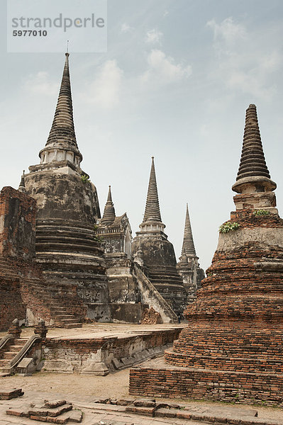 Wat Phra Si Sanphet  Ayutthaya  UNESCO World Heritage Site  Provinz Ayutthaya  Thailand  Südostasien  Asien