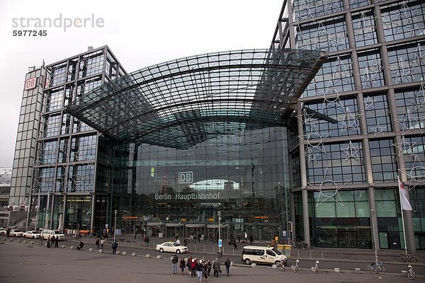 Berlin Hauptbahnhof  Hauptbahnhof in Berlin  Deutschland  Europa
