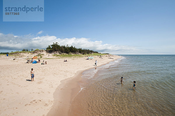 Singing Sands Beach  Bothwell  Prince Edward Island  Kanada  Nordamerika