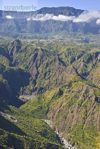 Der Krater von Cilaos  La Réunion  Indischer Ozean  Afrika