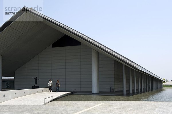 Zeitgenössische Architektur des Sagawa Art Museum in Moriyama  Shiga Präfektur  Japan  Asien