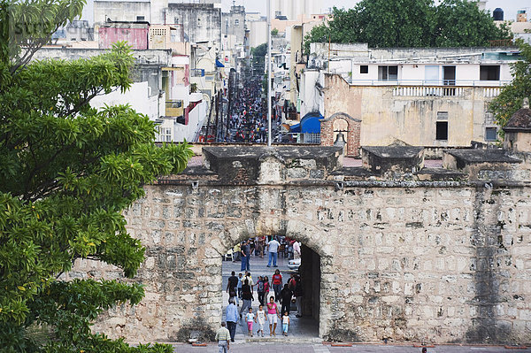 Independence Park  Zona Colonial  UNESCO Weltkulturerbe  Santo Domingo  Dominikanische Republik  Karibik  Karibik  Mittelamerika