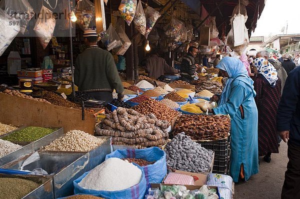 Lebensmittelgeschäft  Medina  Oujda  orientalische Region  Marokko  Nordafrika  Afrika