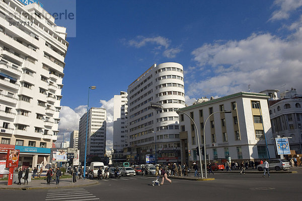 Avenue de l'Armee Royale  Casablanca  Marokko  Nordafrika  Afrika