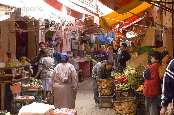 Alte Medina  Casablanca  Marokko  Nordafrika  Afrika