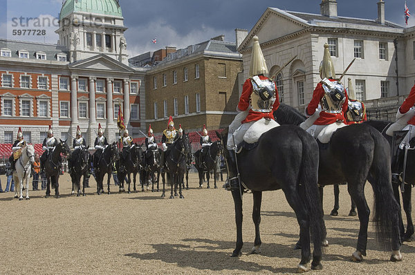 Das Ändern der Guard  Horse Guards Parade  London  England  Vereinigtes Königreich  Europa