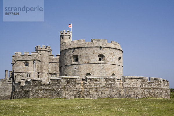 Heinrichs VIII Fort  Pendennis Castle  Falmouth  Cornwall  England  Vereinigtes Königreich  Europa