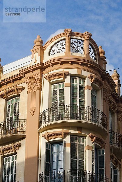 Moderne (Jugendstil) Gebäude  Juan Carlos I Avenue  Melilla  Spanien  Spanish in Nordafrika  Afrika