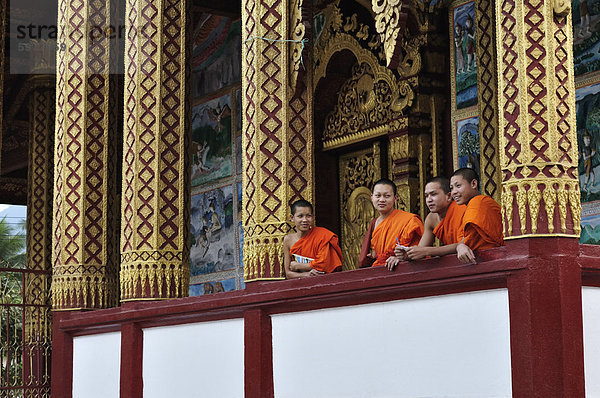 Wat Manorom  Luang Prabang  Laos  Indochina  Südostasien  Asien