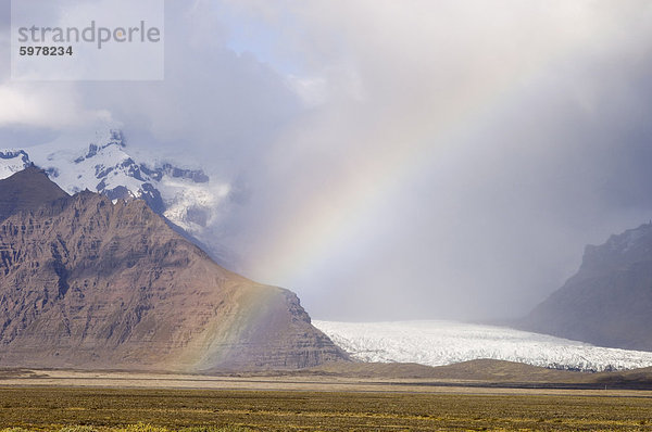 Vatnajokull-Gletscher  Skaftafell-Nationalpark  South Küste  Island  Polarregionen
