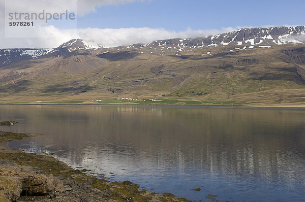 Hamarsfjordur Fjord  Südost-Küste  Island  Polarregionen