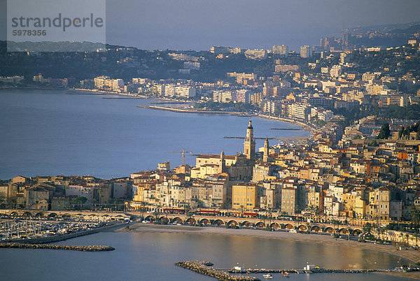 Frankreich Europa Provence - Alpes-Cote d Azur Cote d Azur Alpes-Maritimes Menton