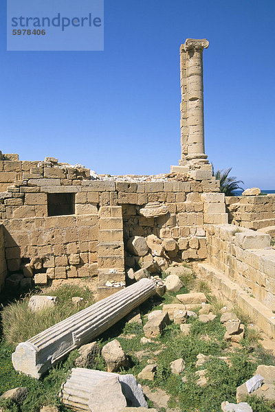 Leptis Magna  UNESCO-Weltkulturerbe  Tripolitanien  Libyen  Nordafrika  Afrika