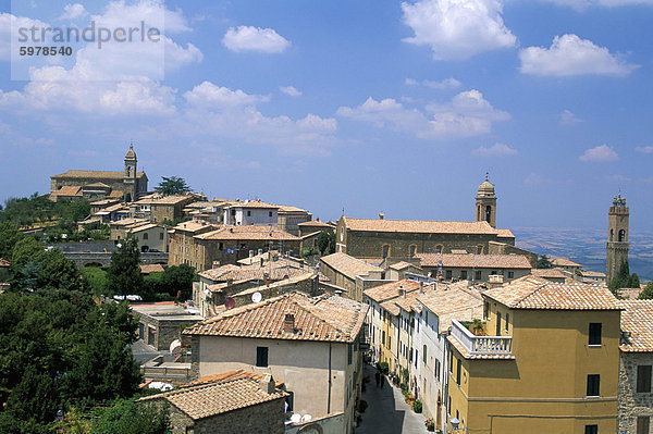 Montalcino  Val d ' Orcia  Provinz Siena  Toskana  Italien  Europa