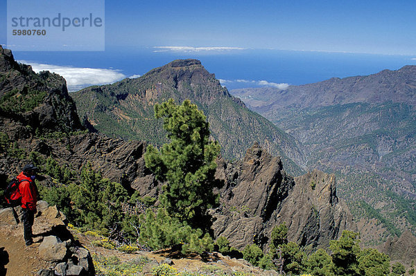 Europa Atlantischer Ozean Atlantik Kanaren Kanarische Inseln La Palma Spanien