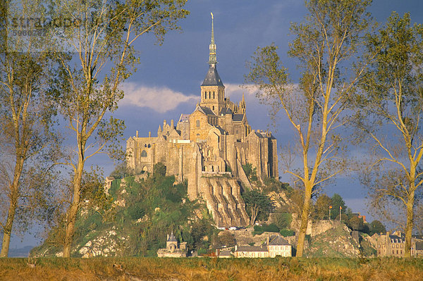Mont Saint Michel  UNESCO-Weltkulturerbe  Manche  Normandie  Frankreich  Europa