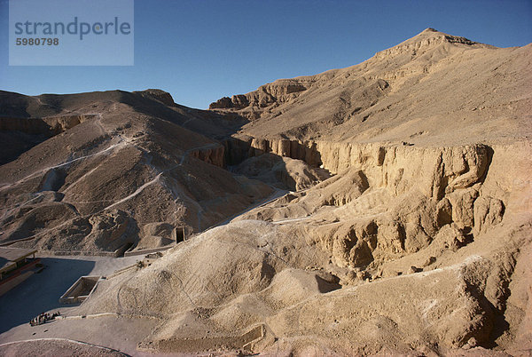 Das Tal der Könige  UNESCO-Weltkulturerbe  Theben  Ägypten  Nordafrika  Afrika