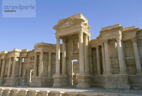 Theater  Ausgrabungsstätte  Palmyra  UNESCO Weltkulturerbe  Syrien  Naher Osten