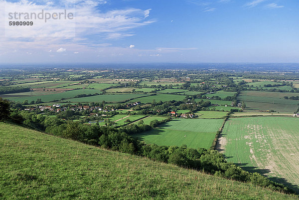 Blick vom Devils Dyke  West Sussex  England  Vereinigtes Königreich  Europa