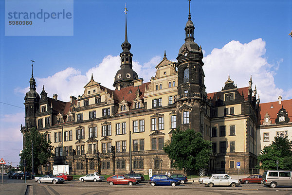 Schloss  Dresden  Sachsen  Deutschland  Europa