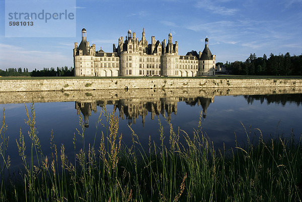 Château de Chambord  UNESCO-Weltkulturerbe  Loire-Tal  Loir-et-Cher  Centre  Frankreich  Europa