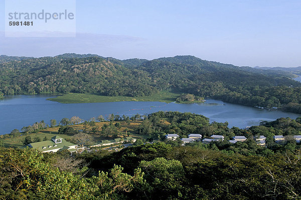 Fluss Río Chagres und Gamboa Rainforest Resort  Soberania Nationalpark  Panama  Mittelamerika