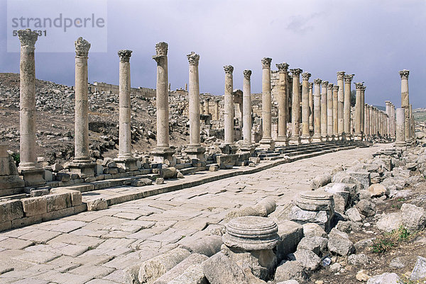 Archäologische Stätte von Jerash  Jordan  Naher Osten