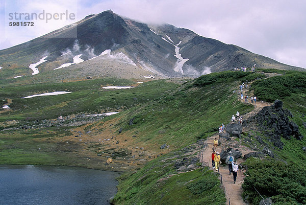 Berg Asahidake  2290m  Daisetsuzan-Nationalpark  Insel Hokkaido  Japan  Asien