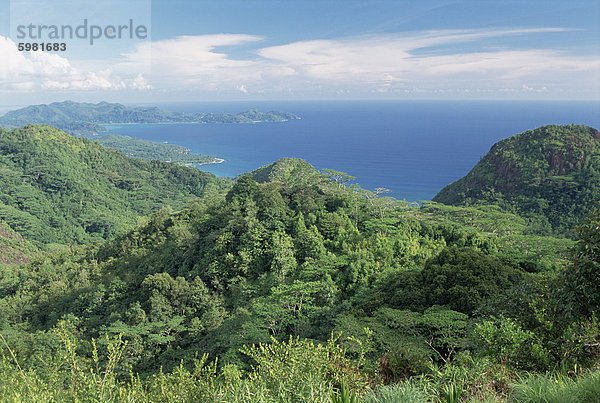 Les Hauts de Grand Anse  Westküste  Insel Mahe  Seychellen  Indischer Ozean  Afrika