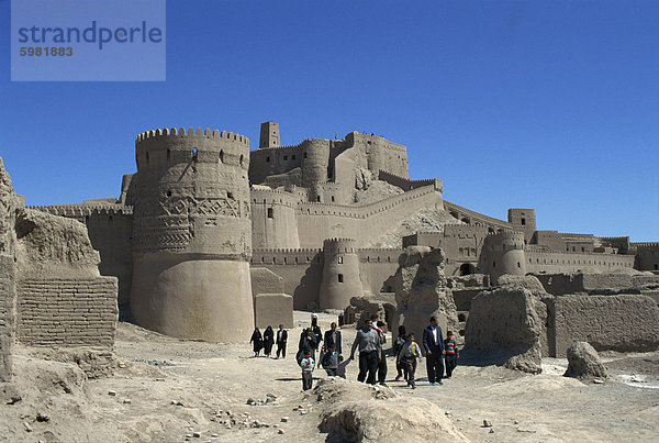Mittelalterliche Schlamm Backstein-Stadt mit 17. Jahrhundert Safawiden Zitadelle  Arg-e Bam  Bam  UNESCO-Weltkulturerbe  Iran  Naher Osten