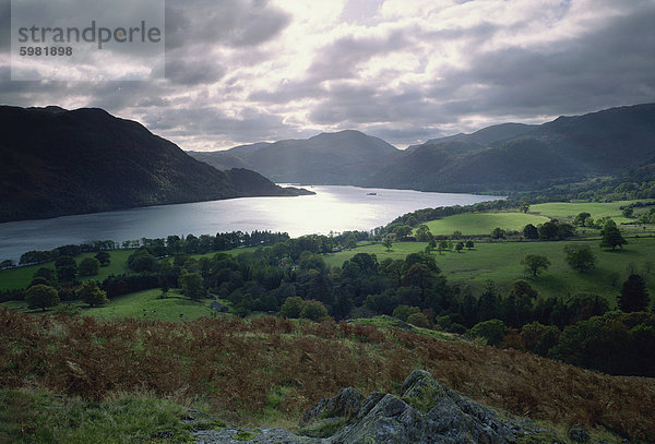 Ullswater  Lake District-Nationalpark  Cumbria  England  Vereinigtes Königreich  Europa