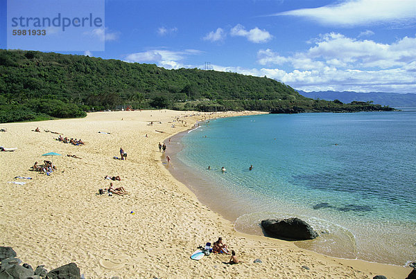 Sunset Beach  Oahu  Hawaii  Vereinigte Staaten von Amerika  Pazifik  Nordamerika