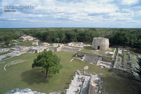 Mayapán  ehemalige Maya Hauptstadt nach Sturz von Chichen Itza  Yucatan  Mexiko  Nordamerika